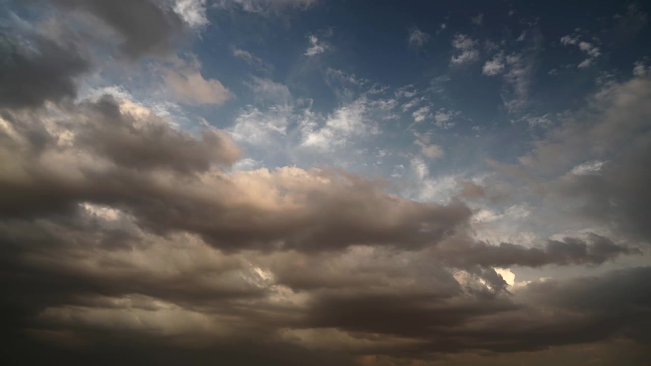 Time Lapse of Storm Clouds Gathering in the Sky