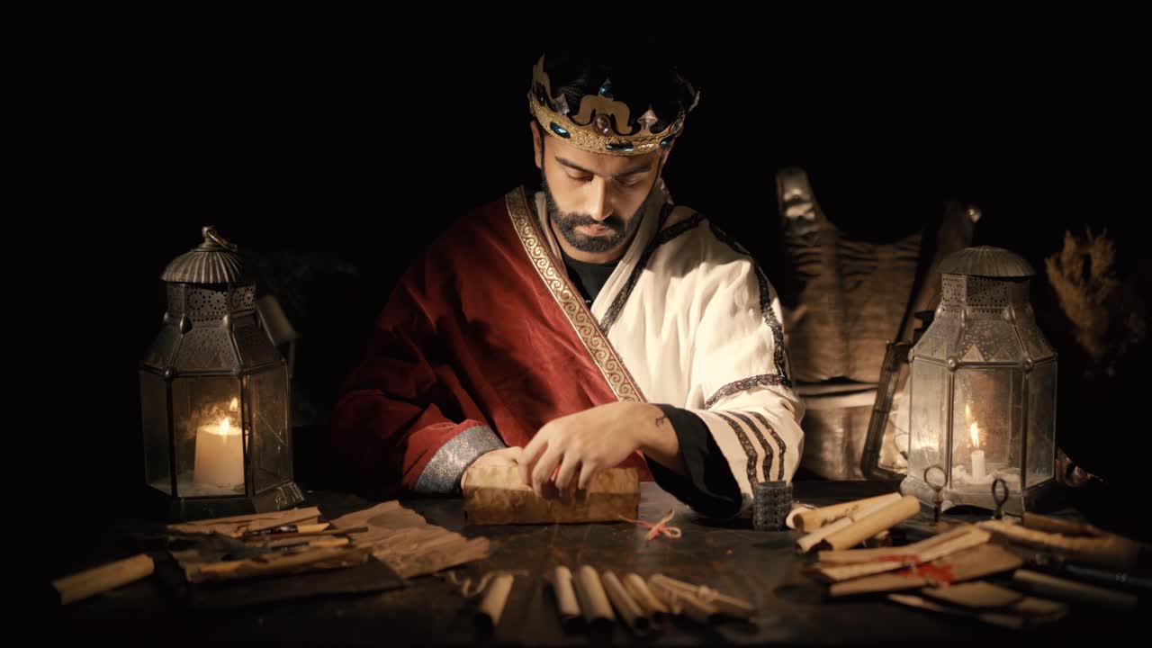 중세 시대의 의사소통.