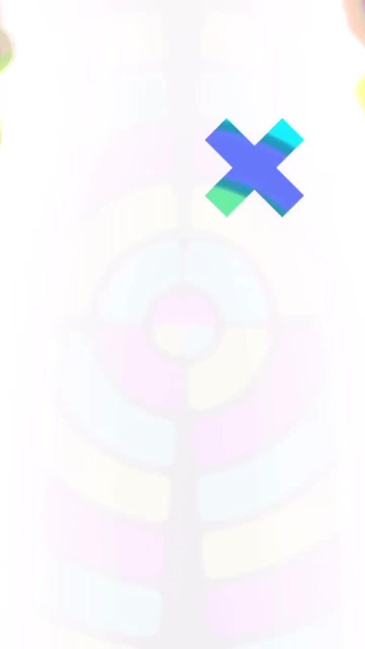 Animation of data processing over shapes on black background
