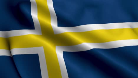 flag of the swedish region roslagen