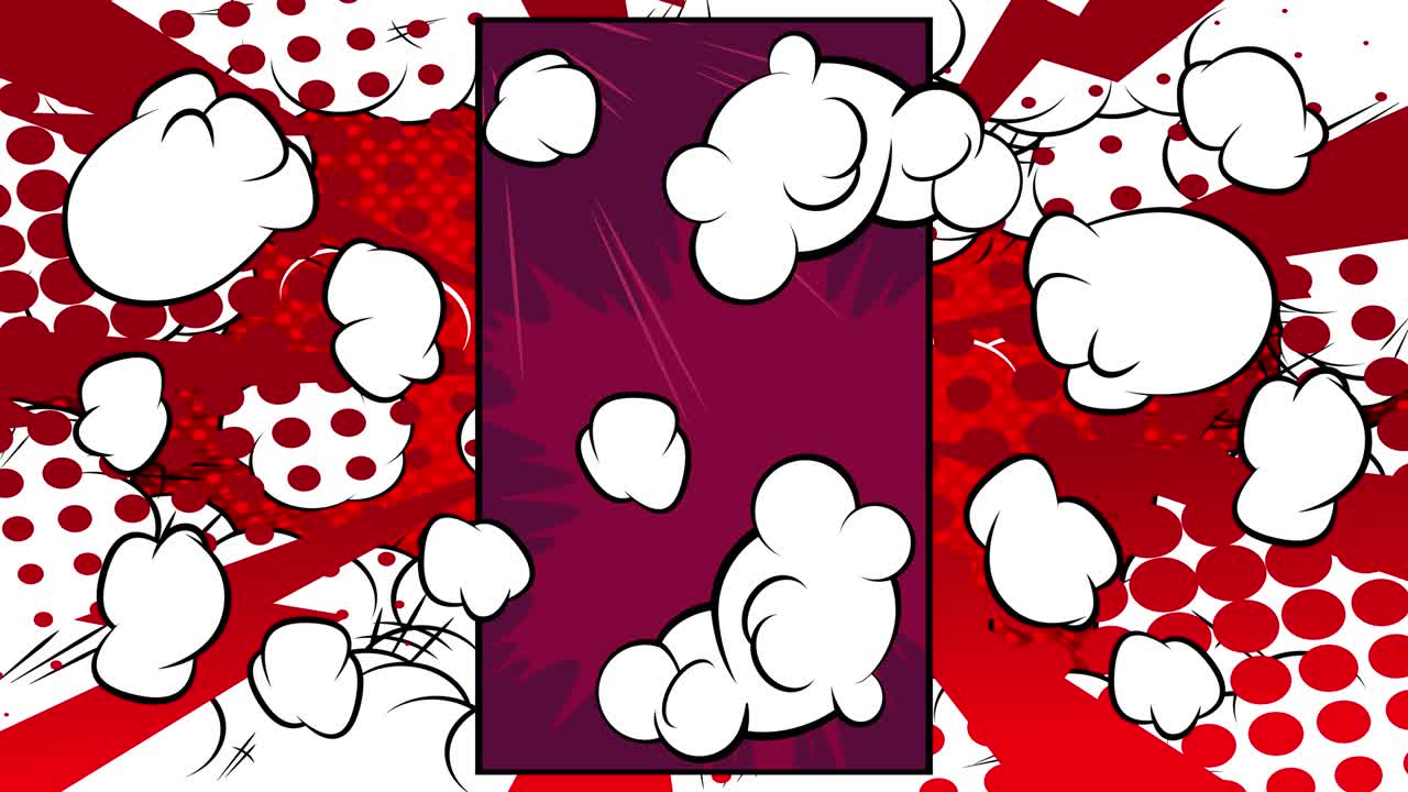 그린 스크린과 함께 추상적인 배경. 모션 포스터.