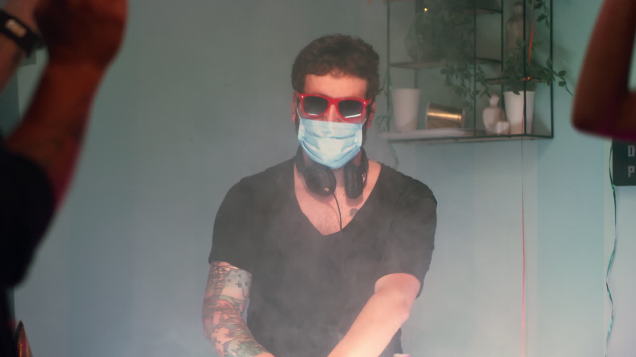 DJ performing at a night club