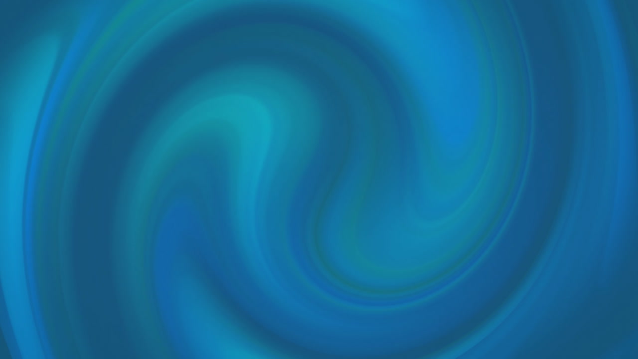 animación de formas espirales azules en movimiento