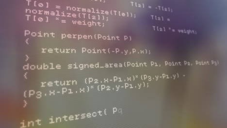 Animation of computer data processing