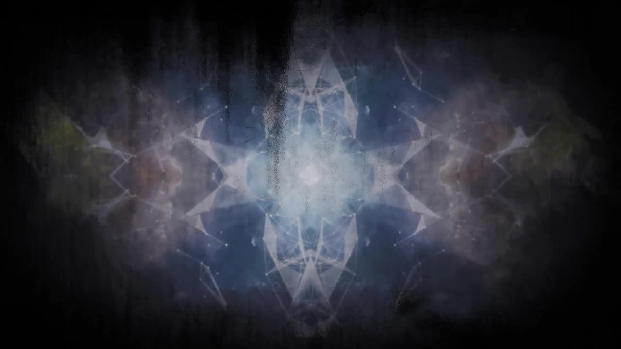 animación de formas blancas sobre un fondo negro