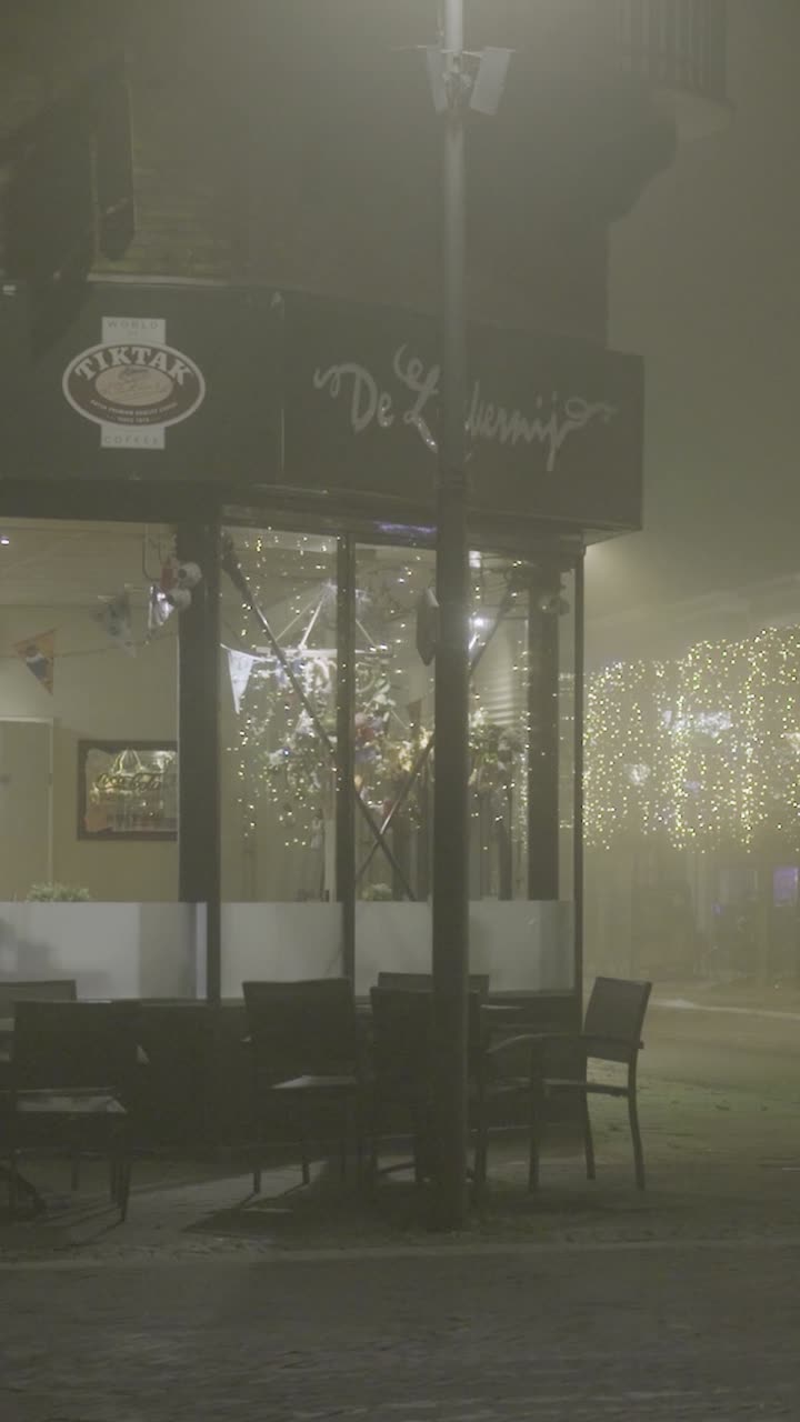 Foggy Night Scene