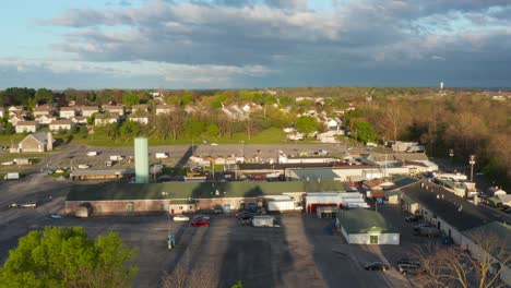 green dragon farmers market at dramatic sunrise sky under beautiful clouds