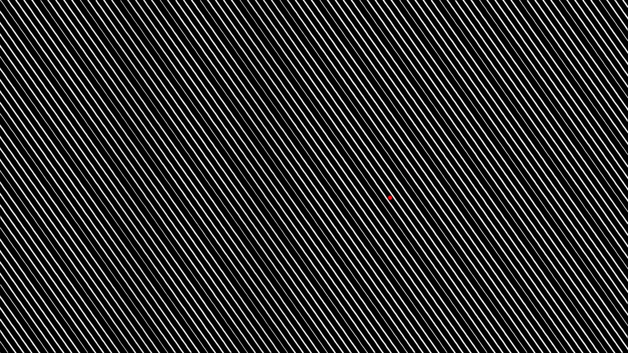 Sfondo astratto nero con linee diagonali bianche in movimento