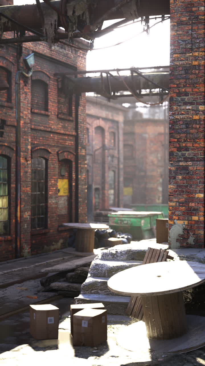 버려진 산업용 건물