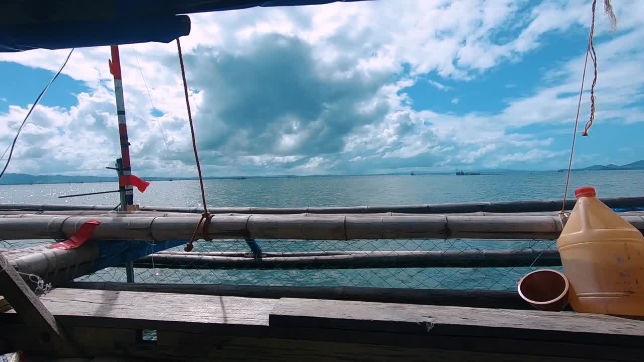 travelling a calm sea and a good weather