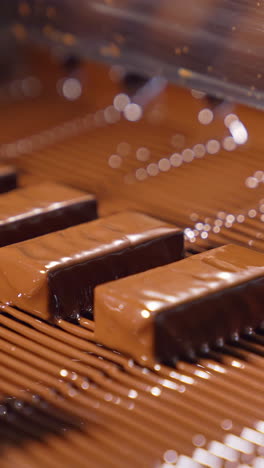 chocolate bar production