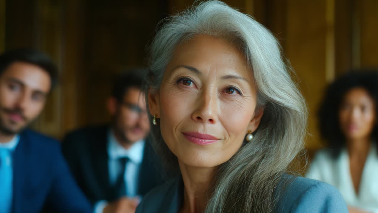 다양한 팀과 함께 비즈니스 회의