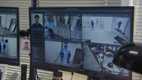 security surveillance system in action