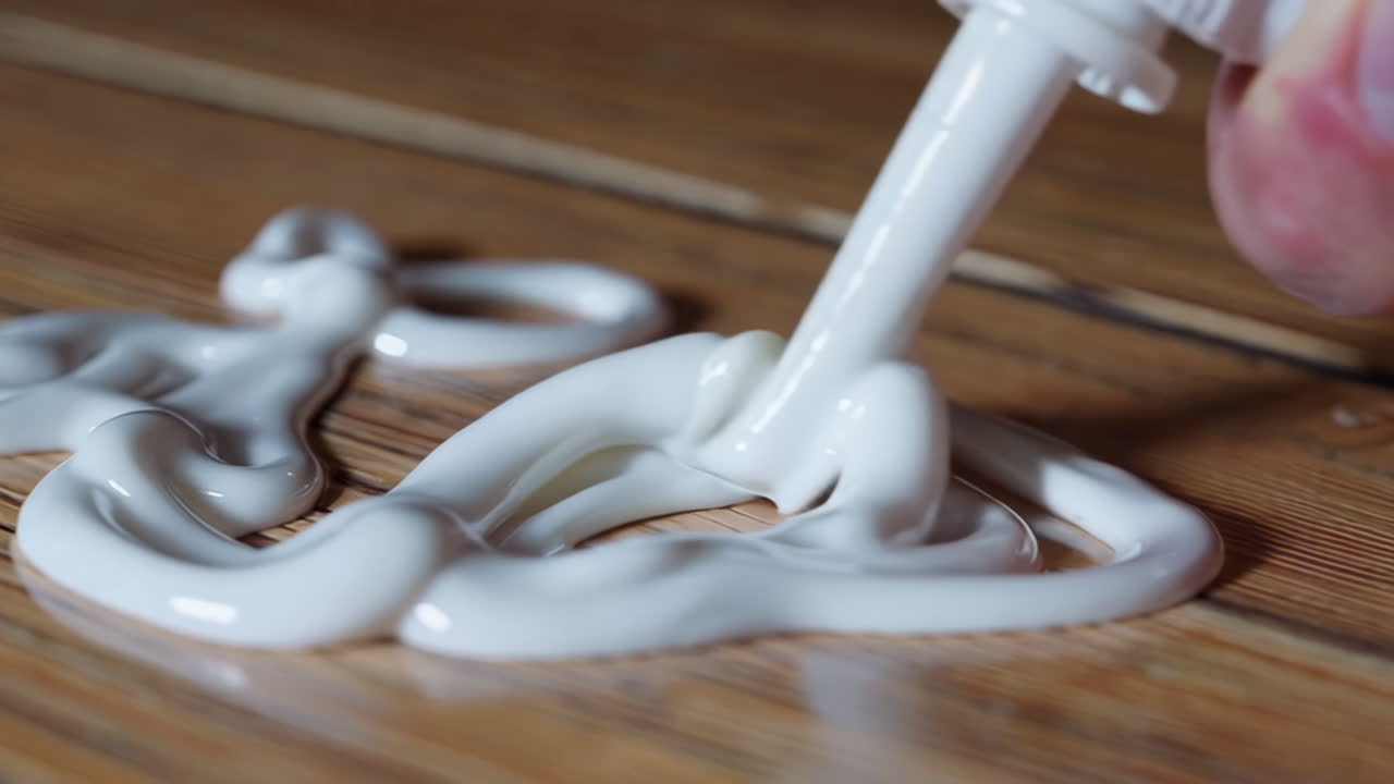 Applying Adhesive to a Wooden Floor