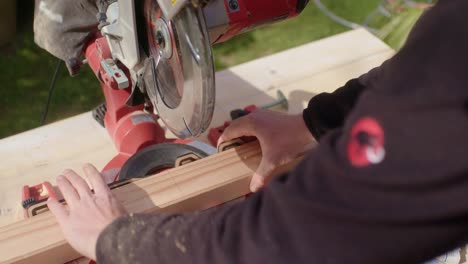 wood planks are prepared for sawing