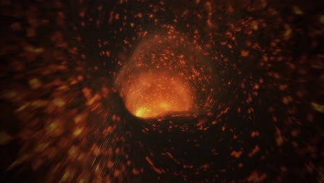 Volcanic-Hot-Black-Lava-Hole-In-A-Seamless-Loop