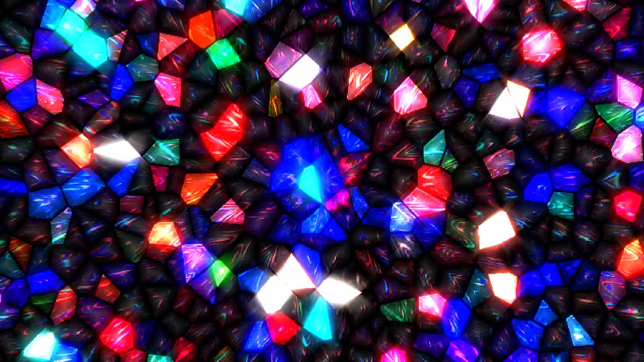 추상적인 칼레도스코프 빛나는 아름다운 은 파란 선 빛나는 빛의 움직임으로 부드러운 움직임