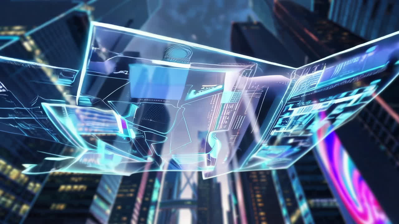 Futuristic City Interface