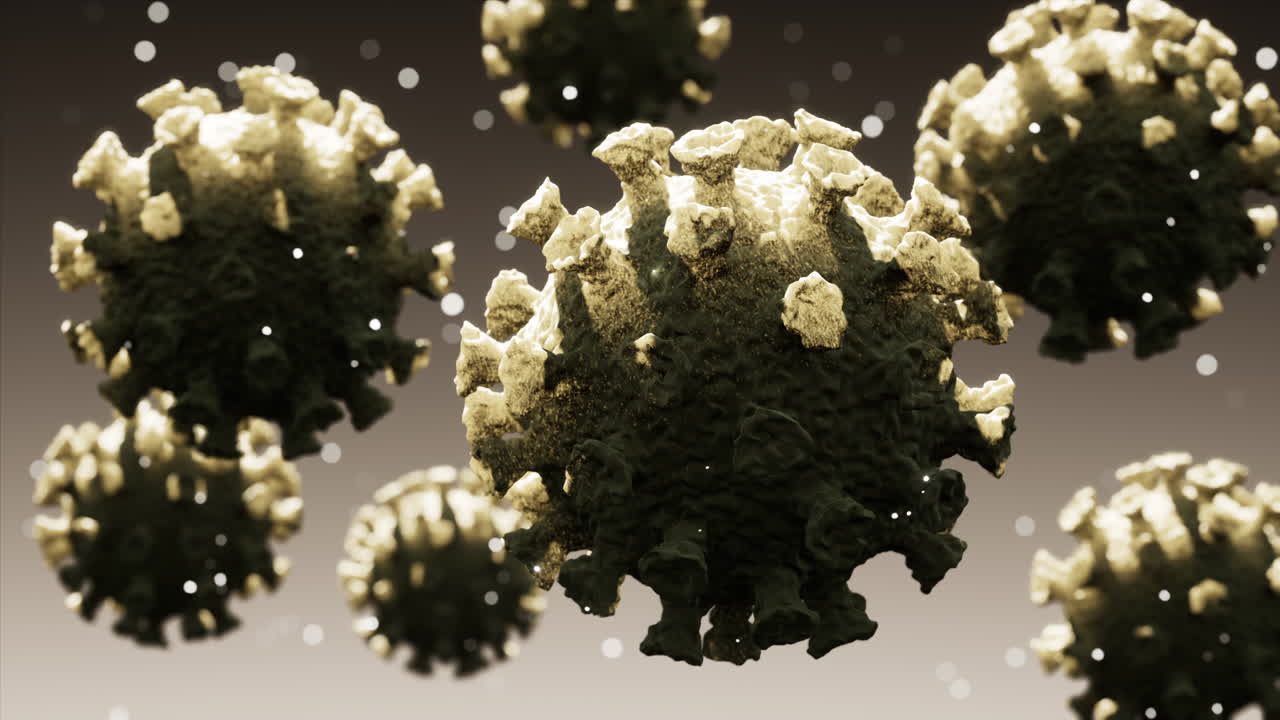 imágenes realistas de la enfermedad respiratoria aguda severa covid-19