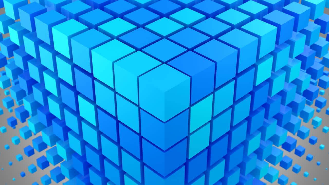 las cajas formaron una onda en el espacio