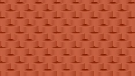 geometric orange cube pattern