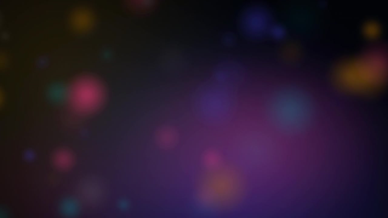 Abstract Background with Floating Colorful Bokeh Lights
