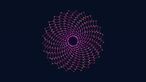 magnetic field visualization lines of force in a centered field