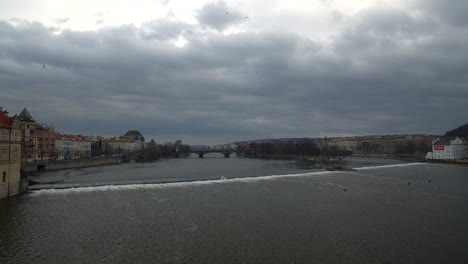 a view of prague from charles bridge, czech republic