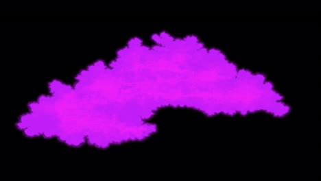 abstract purple smoke cloud