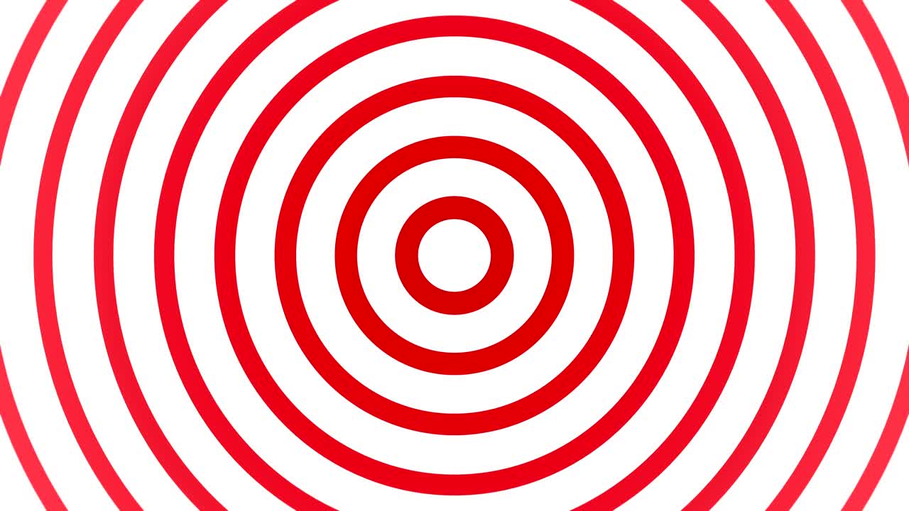 Kreisförmiger radialer hypnotischer Hintergrund Endlosschleife