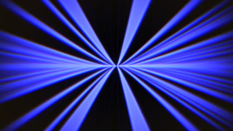 abstract blue rays and lines in 80s style