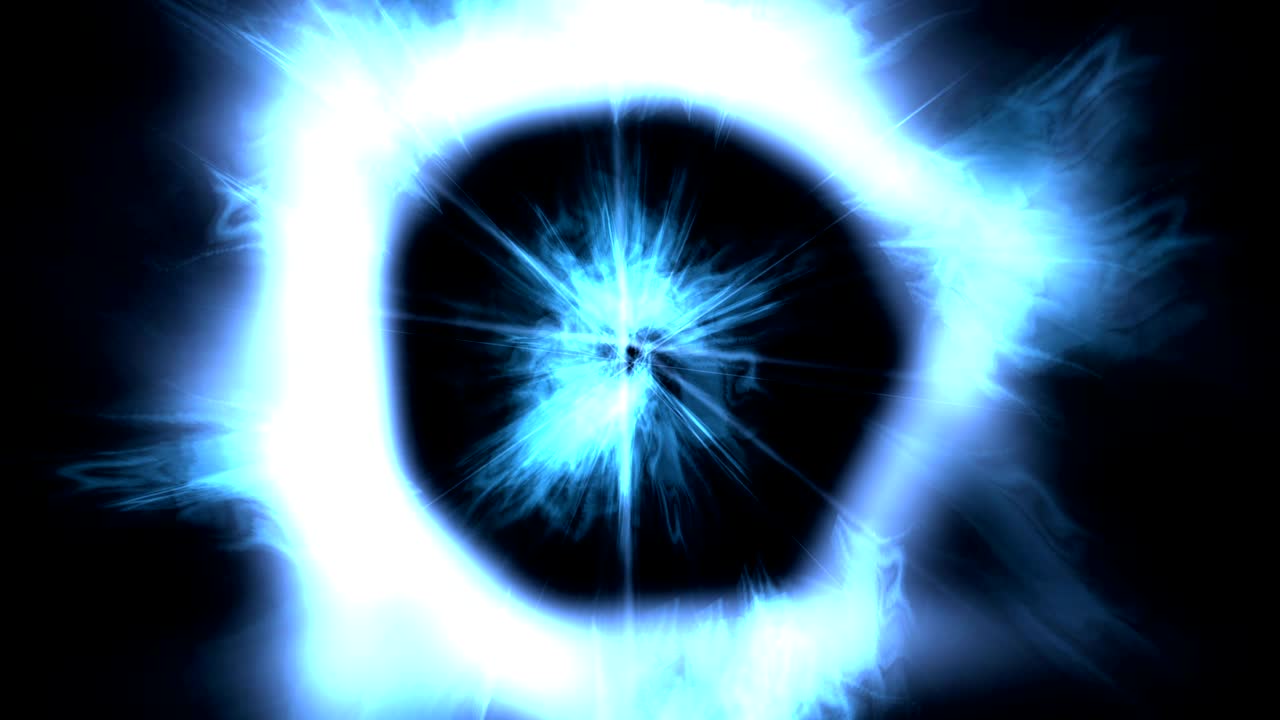 animación digital de una luz mística