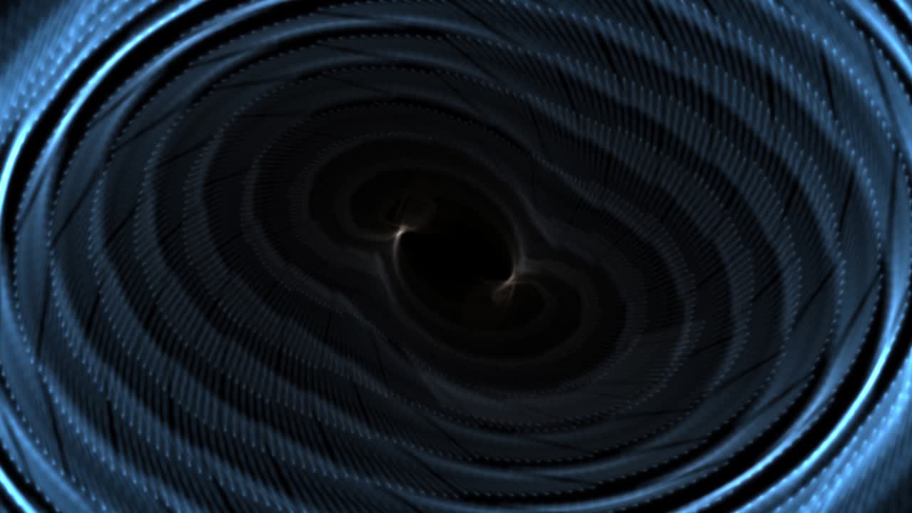 4K animerede ringe udstrålende fra midten