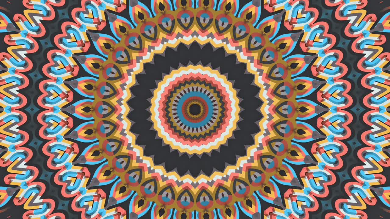 efecto de punto de succión de formas geométricas de colores.