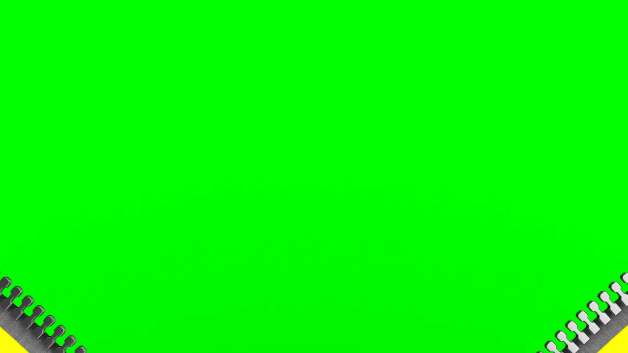 Zíper abrindo. Renderização 3D isolada