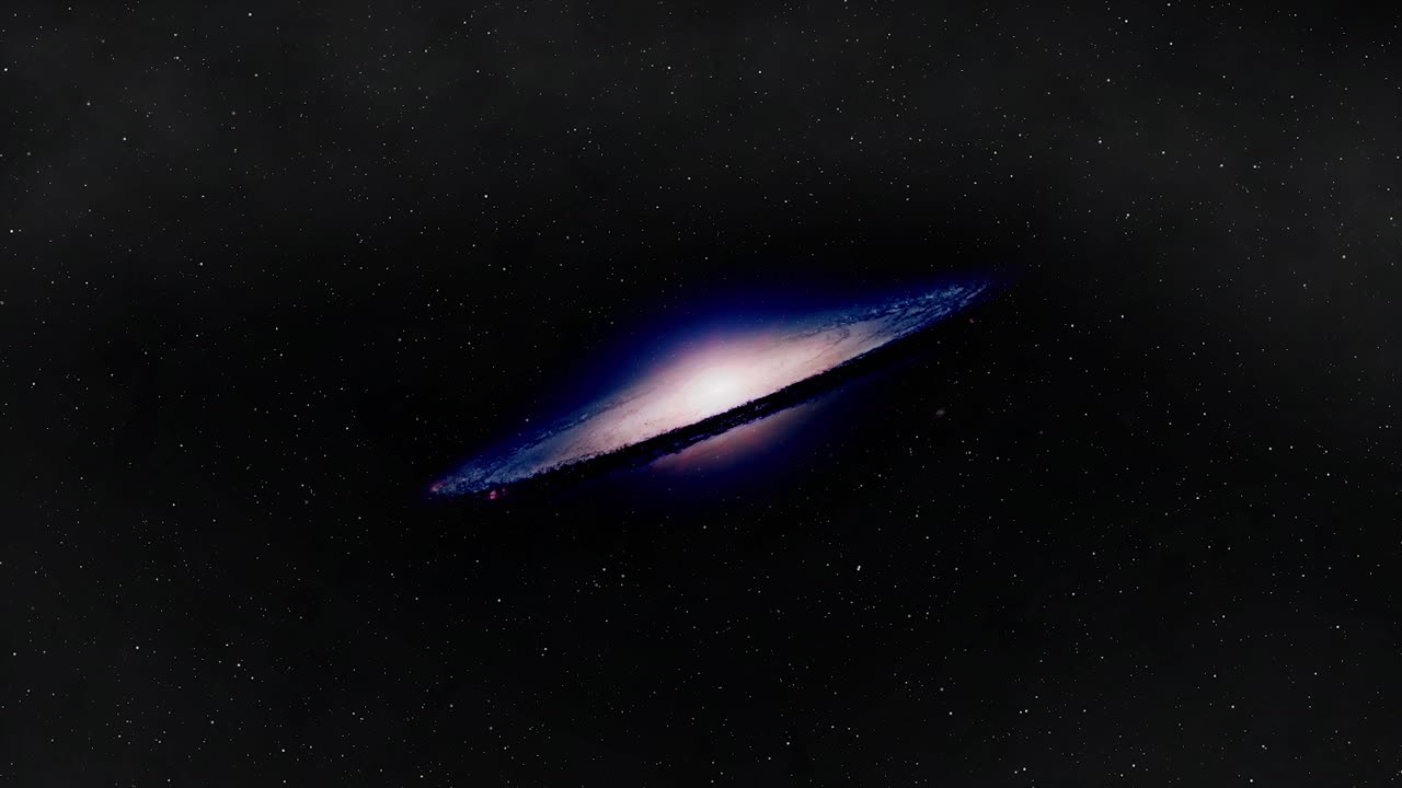 plano general extremo de nuestra galaxia vía láctea