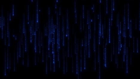 binary code rain