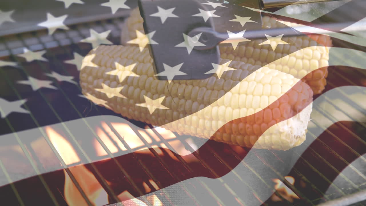 cocinar maíz en una parrilla