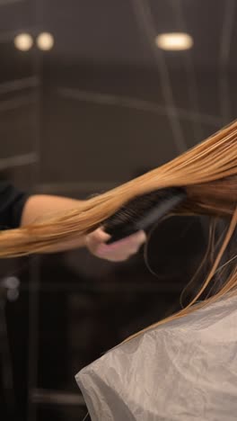 hair brushing