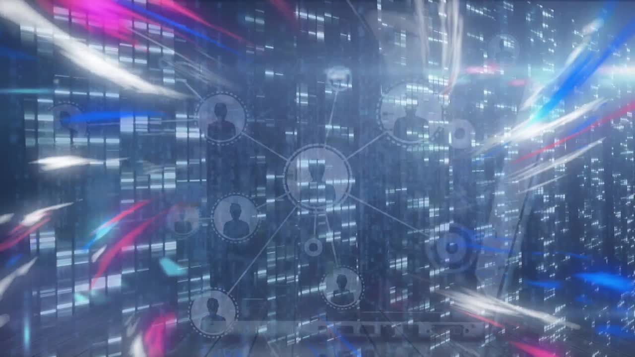 라이트 애니메이션과 서버를 통한 연결 네트워크