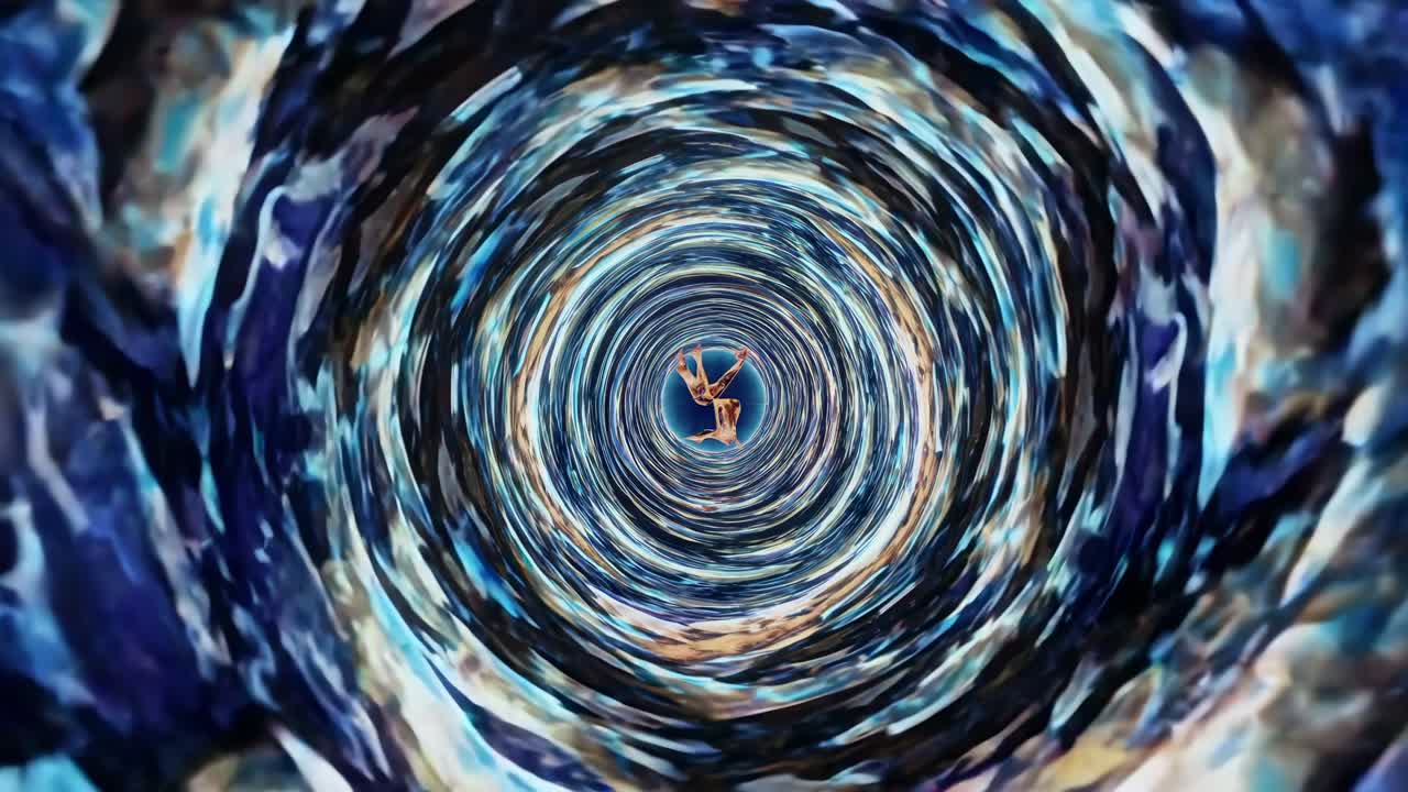 vórtice de túnel abstracto