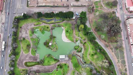 Japanischer-Garten-In-Der-Gemeinde-La-Serena,-Chile