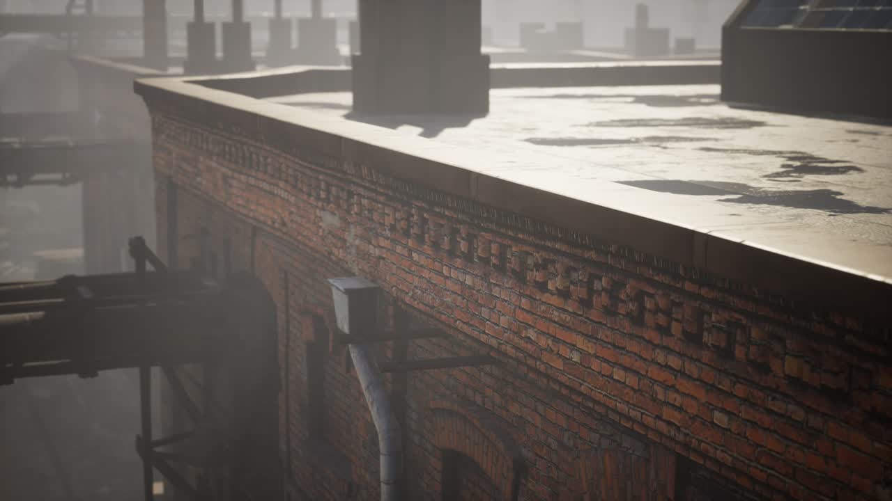 ⁇ 은 공장의 버려진 산업 건물