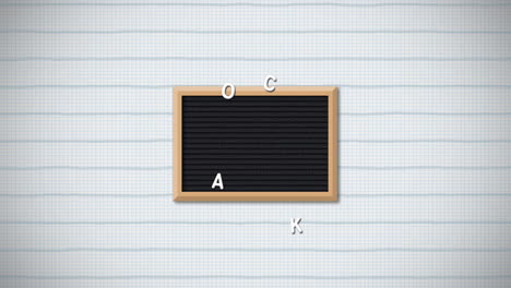 múltiples iconos de concepto escolar contra papel de línea blanca