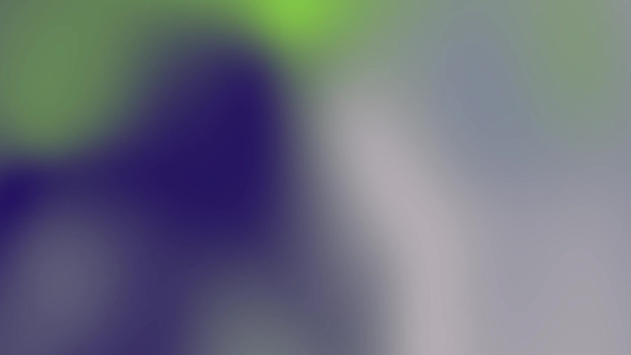 Dynamic Abstract Background with Blurring Green and Purple Colors