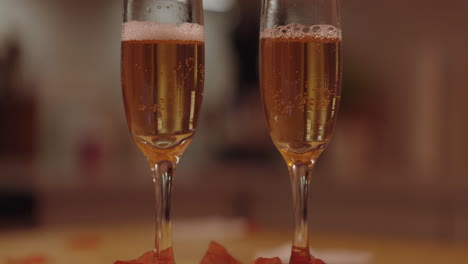 celebración del champán