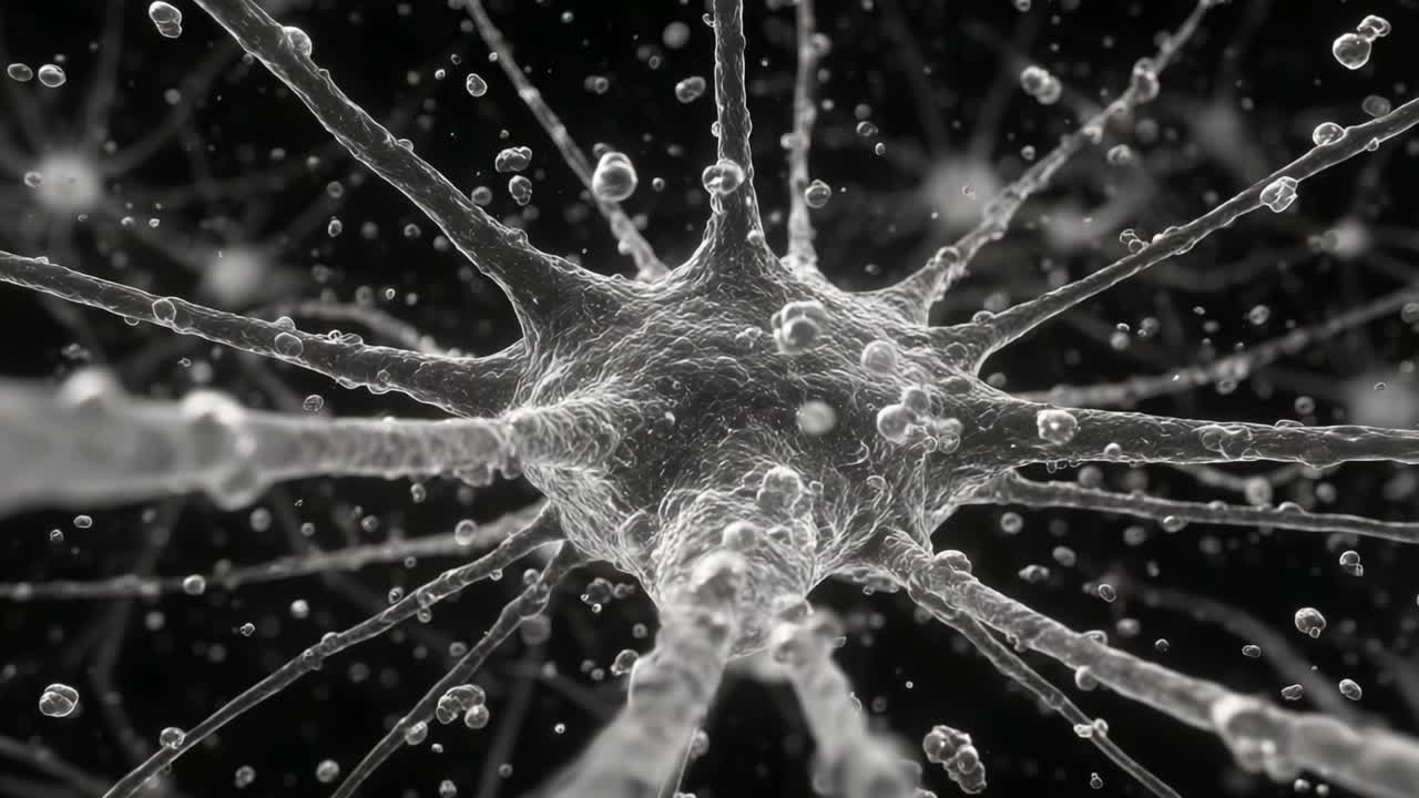 Intricate Visualization of Neurons: A Stunning Look at the Structure and Dynamics of Neuronal Networks and Synaptic Connections in a Microscopic Realm