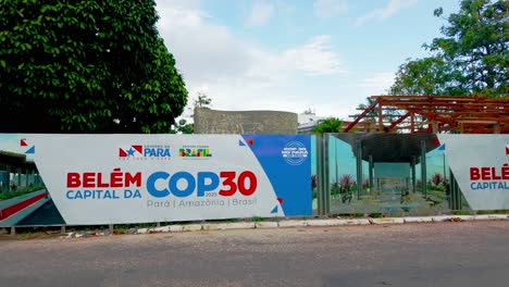 belem cop30: construction site in preparation for the climate conference