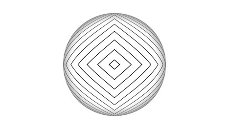 geometric abstract line attached on a sphere. geometric sphere globe isolate on white.