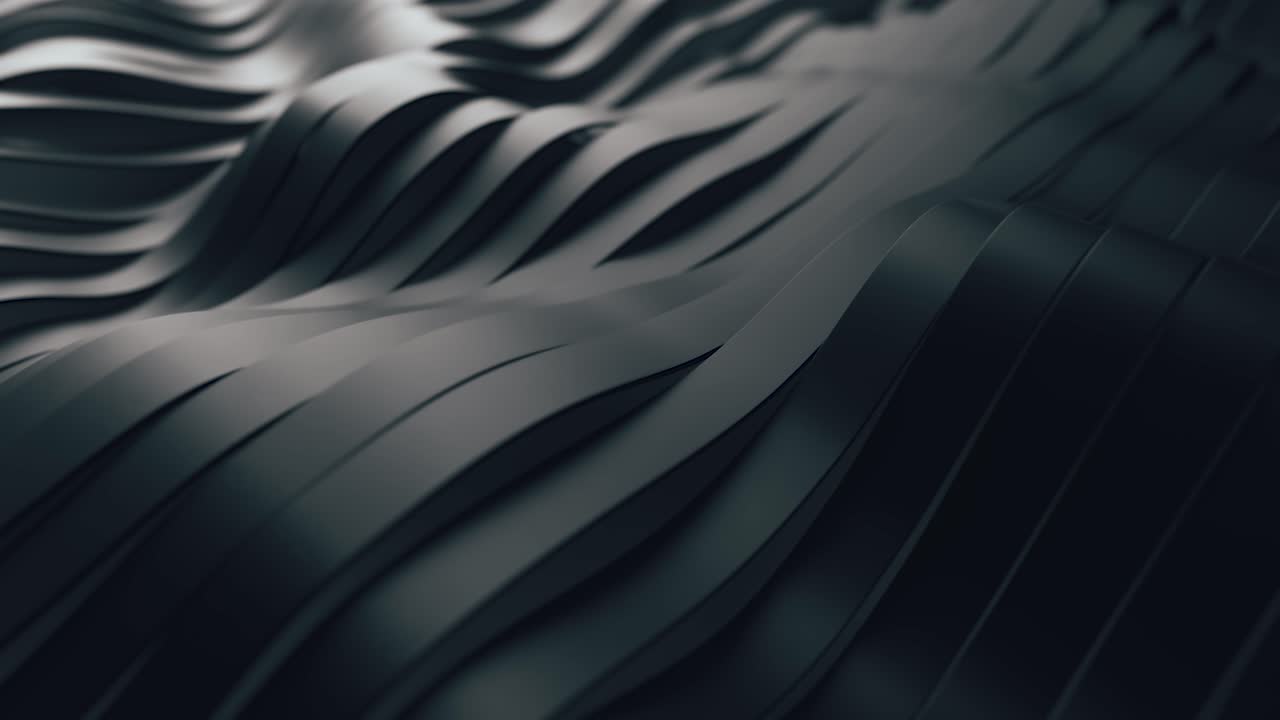 Modello astratto di onde nere